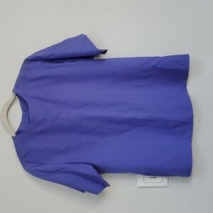 2567 basics vintage 100% silk purple blouse